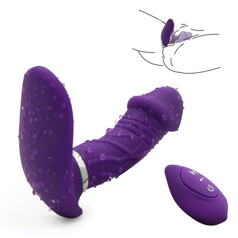 Purtați vibrator vibrator jucărie sexuală pentru femei Masturbator cu orgasm G Spot Clit Stimulează chiloți cu control de la distanță Vibratori Jucării sexuale pentru adulți