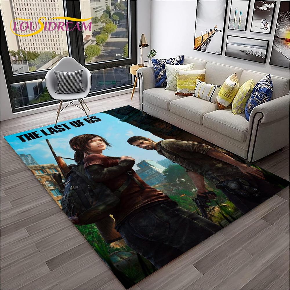 The Last of Us Horrorspiel Pedro TV Teppich Teppich für Zuhause Wohnzimmer Schlafzimmer Sofa Fußmatte Dekor,Kinderbereich Teppich Rutschfeste Bodenmatte
