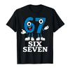 67 Six Seven Funny Italian Brainrot Gaming Meme T-shirt Men Women Oversized Y2k Short Sleeve Street Hip Hop Streetwear Clothing