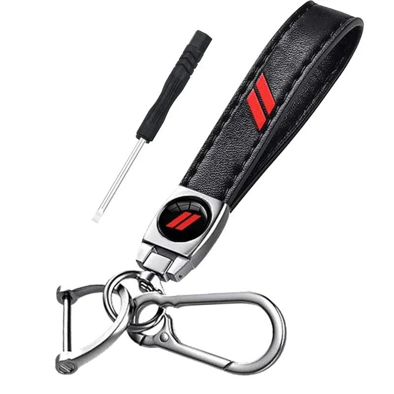 2025 Hot Luxury Leather Keyring Fashion Car Logo Keychain Pendant for Volkswagen Golf Passat Jetta Touareg Tiguan Polo Sharan Sa
