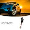 ACROPIX Car Motor Fuse Relay Switch with Harness Power Universal JD-2912 5 Pin DC 48V 40A Black 1 Pcs