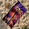 Gta Customizable Name Beach Towel Super Soft & Absorbent Suitable for Swimming Gym Camping Yoga Vacation