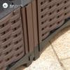 Rectangular Outdoor Deepened 4-Compartment Planting Box