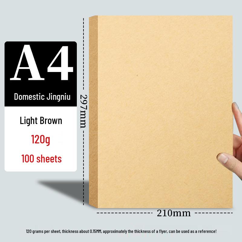 A5 Kraftový papír a A4/A3 Karton pro dětskou tvorbu - Zesílený, Univerzální & Odolný