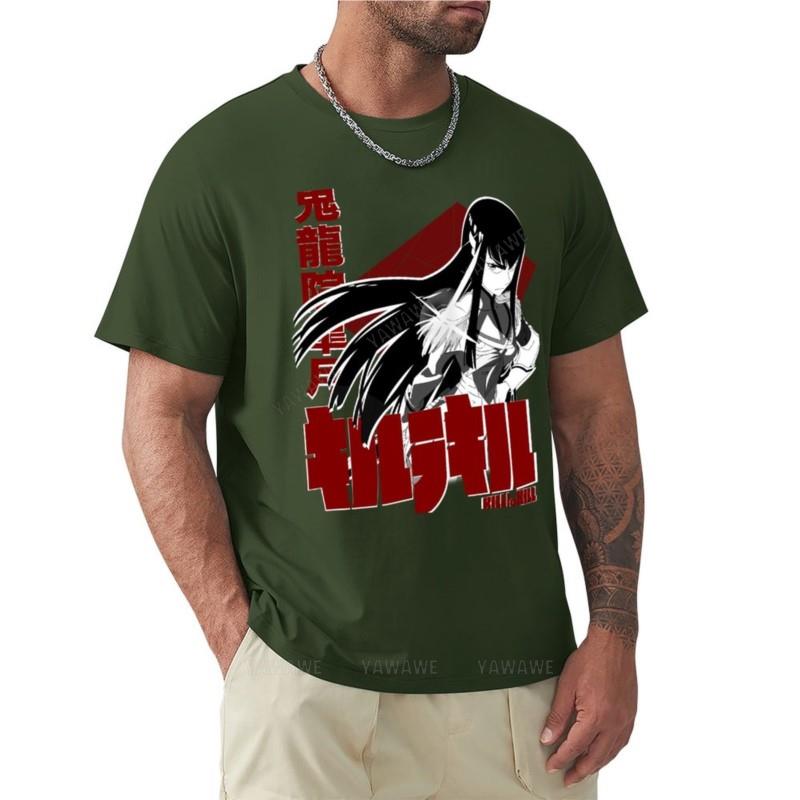 Satsuki Kiryuin Klk TShirt Custom T Shirts T Shirt Unisex Hippie Clothes Fruit Of The Loom Unisexs T Shirts