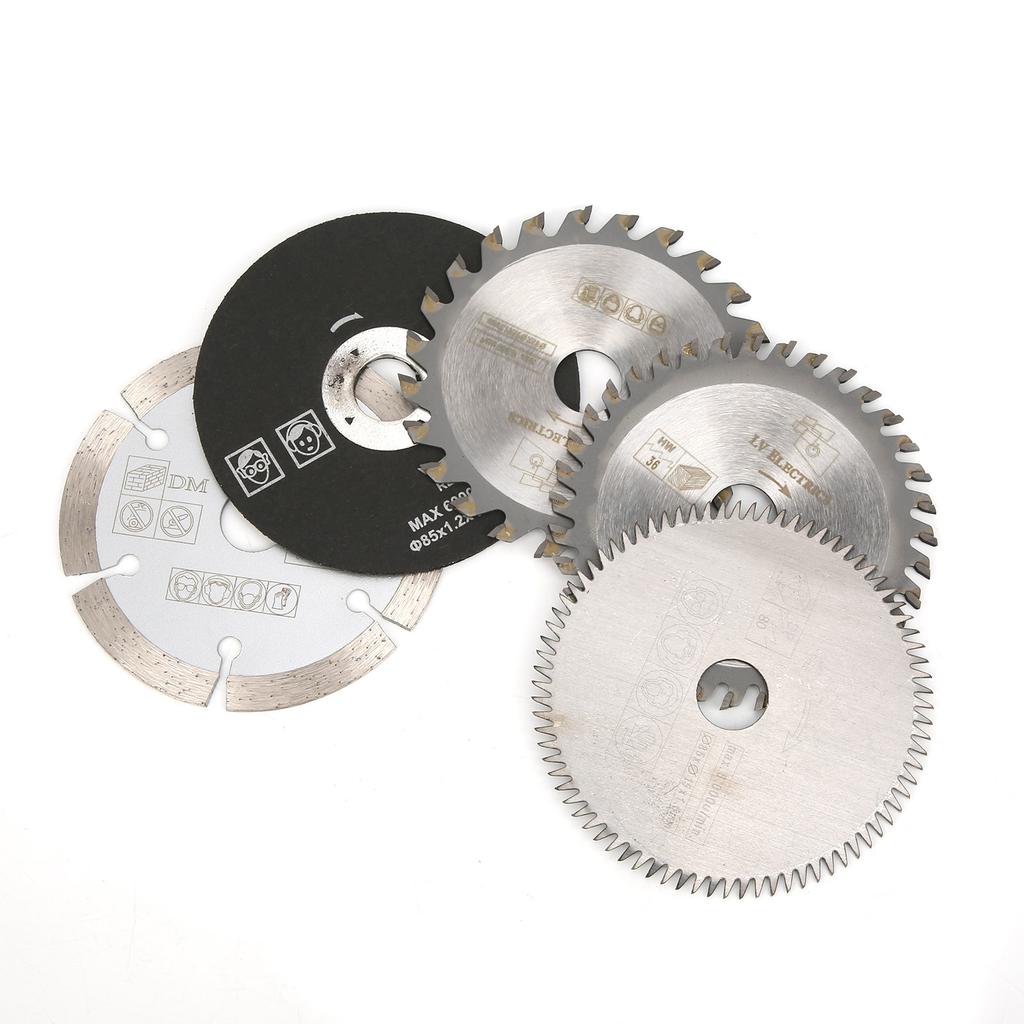 5Pcs 85mm Inner Diameter 15mm Mini Carbide Circular Saw Blade for Cutting Tool