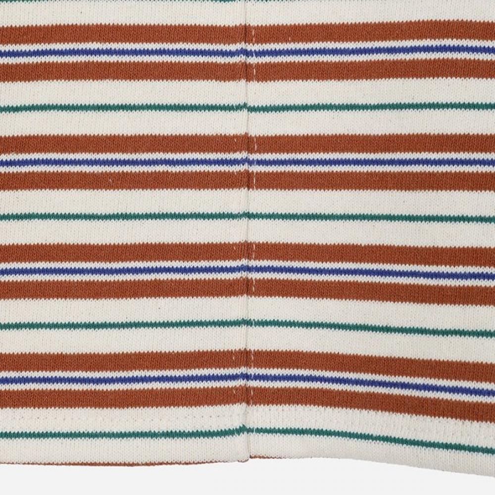 Thursday Island Stripe Crop Sweatshirt T262mst906w