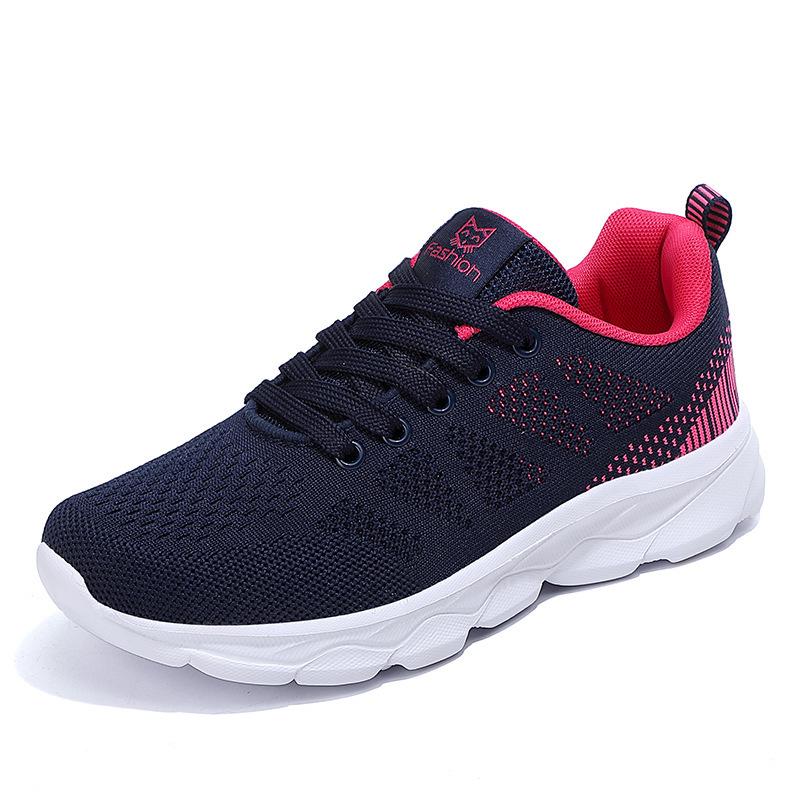 Spring And Autumn Mesh Lightweight Casual Mother Sports Shoes Middle-Aged And Elderly Soft Sole Walking Shoes Travel Shoes Women