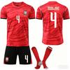 Camisa de Futebol da Coreia do Sul para a Copa do Mundo de 2026 para Crianças e Adultos MINJAE #4