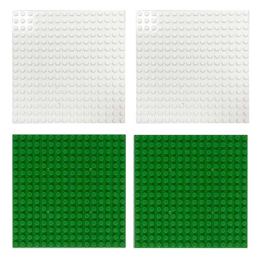 16x16 Block Base Plate 4pcs Compatible with Mainstream Brands Play CHILDREN'S Creativity Toy Base Accessories
