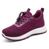 Mom shoes autumn cotton mouth walking shoes flying woven breathable casual shoes a women's shoes lightweight and comfortable mesh shoes