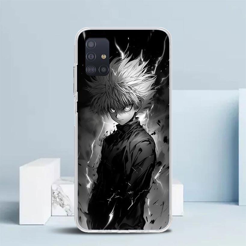 Huner X-Hunters Killua Soft Cover for Samsung Galaxy A12 A22 A32 A52 A72 A02S Phone Case Note 20 Ultra 10 S10 Plus A51 A71 A50S