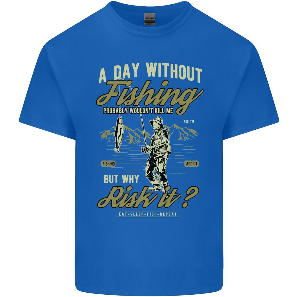 A Day Without Fishing Funny FisherUnisex Unisexs Light Cotton TShirt