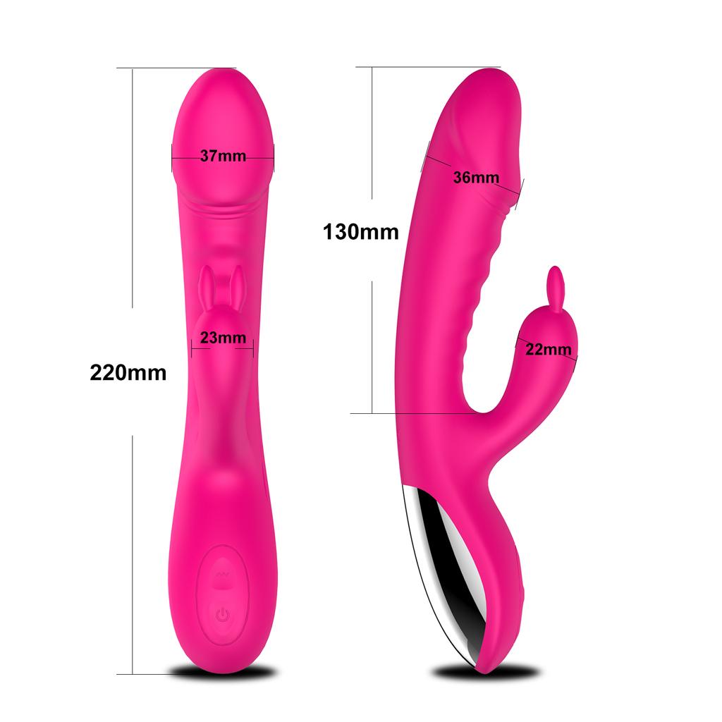 Králičí klitorální stimulátor G bodový vaginální masážní přístroj Žena masturbátor dildo vibrátory Sexuální hračky pro ženy