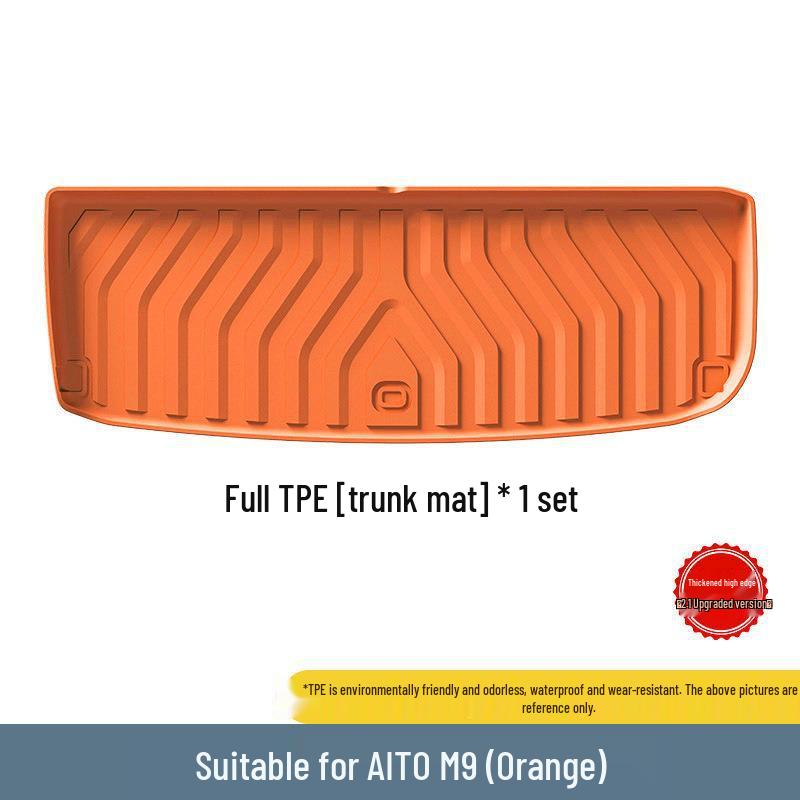 AITO M9/M7 Trunk Mat: TPE Waterproof, Wear-Resistant Protection for Car Interior