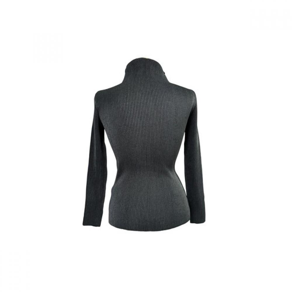 Specchio Solid High Neck Long Sleeve T shirT 452 166