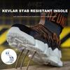 Anbaili Socks, Shoes, Labor Insurance Shoes, Smash-proof and Puncture-proof Wear, Lightweight and Breathable Fly-woven Safety Shoes, Men's Work Shoes