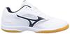 Mizuno Wave Drive 9 Table Tennis Shoes, Lightweight, Grip, White/Navy/Gold, Size 24.0 cm, 2E