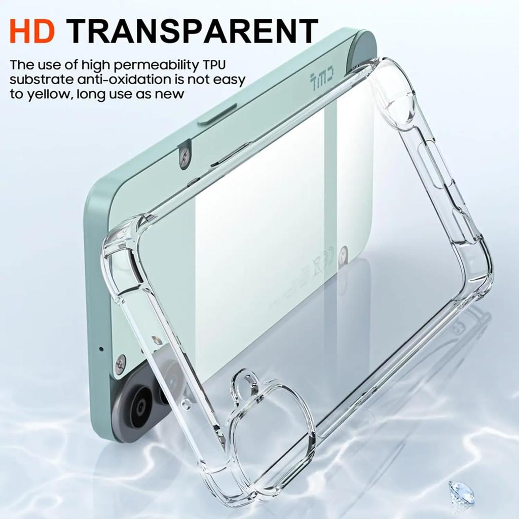 TPU Transparent Case for Nothing Cmf Phone 2 Pro Phone 1 Protective Cover Four Corners Shockproof Bumper Coque Fundas