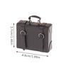1:12 Dollhouse Miniature Leather Luggage Trunk Suitcase Vintage Hand Bag Briefcase Home Model Decor Toy Doll House Accessories