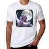 Ethereal Moon Goddess Anime Style Tshirt Lightweight Running Tshirt
