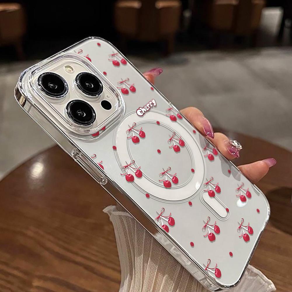 Magnetic Phone Case for iPhone 12 14 16 17 Pro 17 16 15 14 13 12 Pro Max  12 13 14 15  16 High Quality Shockproof Shell Full Protection Cute Style