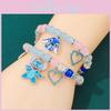 Stitch Friendship Gift Cartoon Bracelet With Elastic Cord For Kids And Adults