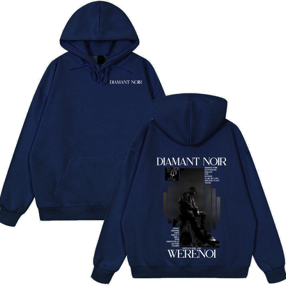 

Hot Sale Hoody Rapper WeRenoi Diamant Noir Album Wear Men Women Hip Hop Fashion Clothing Male Cotton Clothes Vintage Streetwears 2XL