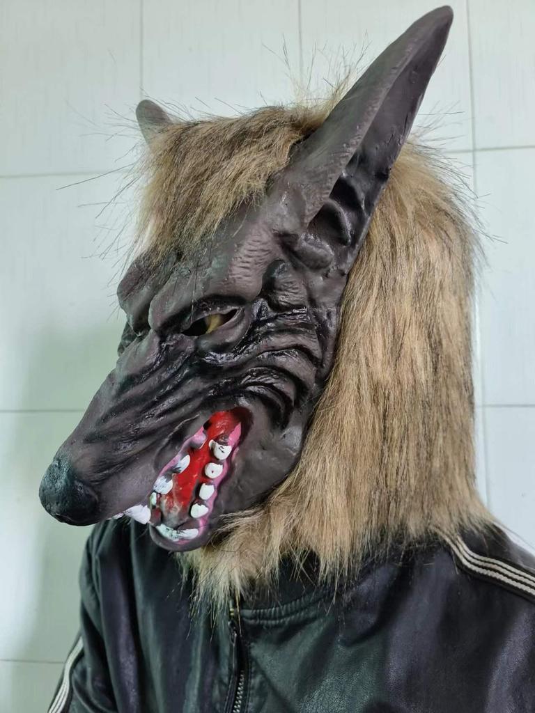 Halloween Werewolf Horror Masquerade Full Head Wolf Mask
