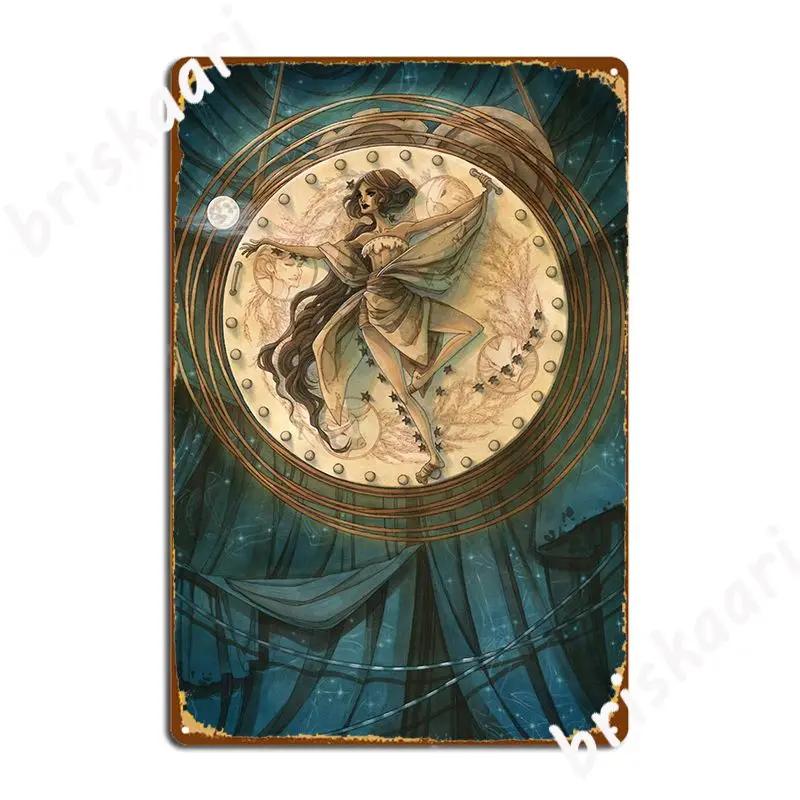 Tarot The World Metal Plaque Poster Retro Club Party Wall Decor Bar Cave Tin Sign Posters 20X30CM
