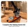Pin Badge Press Manual Badge-Making Machine Benchtop for Crafters