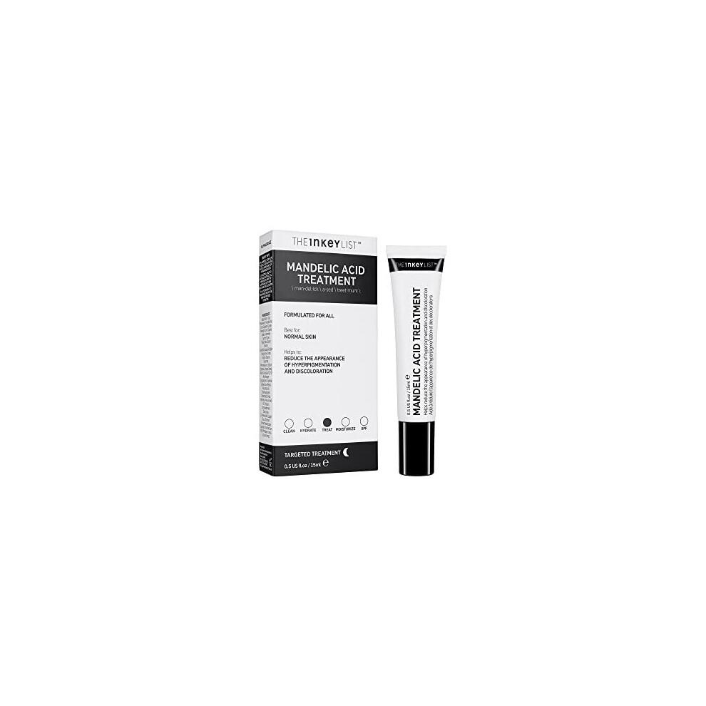The INKEY List Mandelic Acid Treatment Helps Reduce Discoloration and Hyperpigmentation caused by acne 15ml