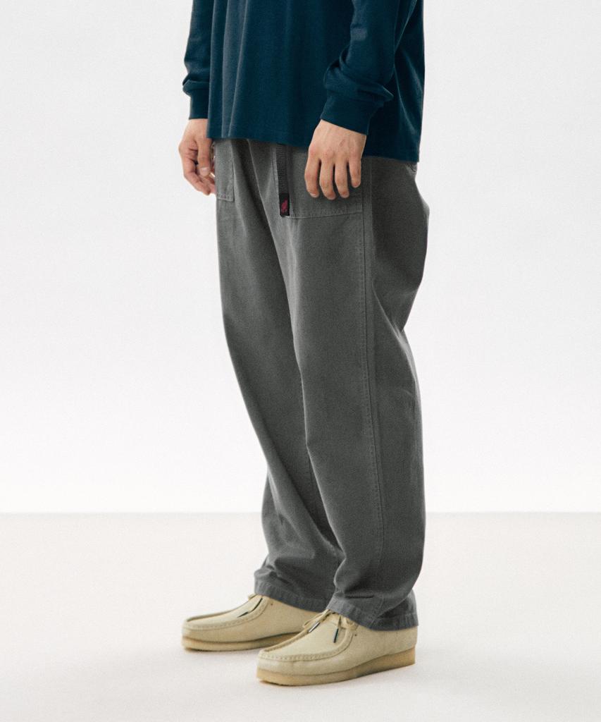Geulamichi Loose Tapered Ridge Pants Gravel Grey