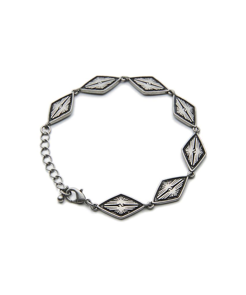 Ogarp Rhombus Bracelet Antiquesilver