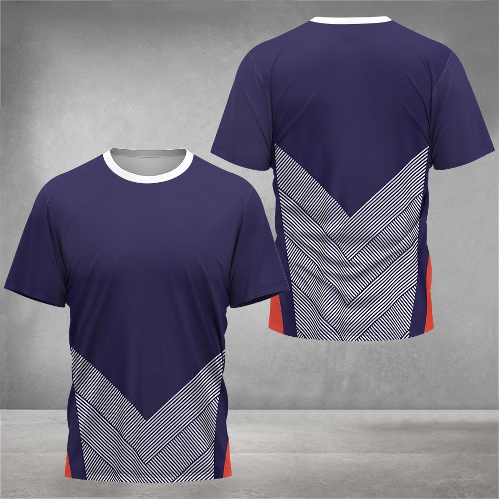 Badminton Tennis Sports Men's T Shirt Casual O-neck Loose Short Sleeve Tops Fashion 3D Print Gym T-shirt Man Outdoor Running Tee