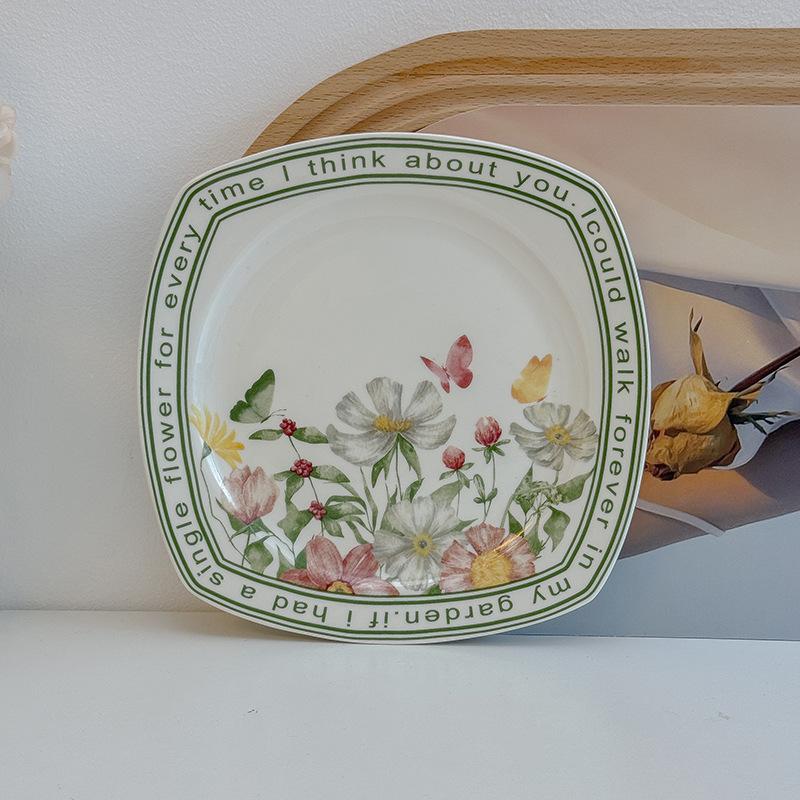 English Sunny Blossom High-Value Coffee Cup And Saucer Set Gift Box Afternoon Tea Ceramic Coffee Latte