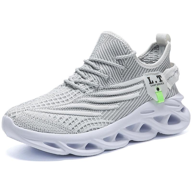 Spring-Summer Men's Plus Size Shock-Absorbing Running Shoes - Super Light and Casual