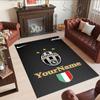 Juventus Customized Name Area Rug Design for Hallway Bedrooms Kitchen Living Rooms Antislip Carpet Decorate Offices Perfect Gift for Friends & Family