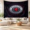 Rangers FC Wandteppich, Weiches Stoff Wandbehang, Dekorative Kulisse Für Schlafzimmer Heimwandkunst