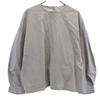STAMP AND DIARY Made In Japan Striped Pattern Long Sleeve No Color Shirt Men's Used