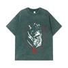 275 GSM Gewaschene T-Shirts 100% Baumwolle Berserk V9 Druck Unisex Schweres Baumwoll-T-Shirt