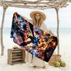 How Train Dragon5 Beach Towel High Absorbency & Quick-Dry Comfortable Lightweight Suitable for Swimming, Gym, Camping, Yoga Vacation