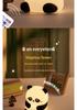 Customizable Seven-Color Rechargeable Silicone Panda Night Light