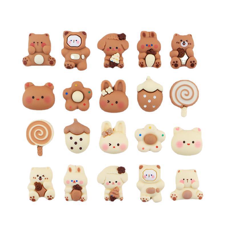 Mika DIY Small Animal Cartoon Resin Sticker Kit for Phone Cases and Cups