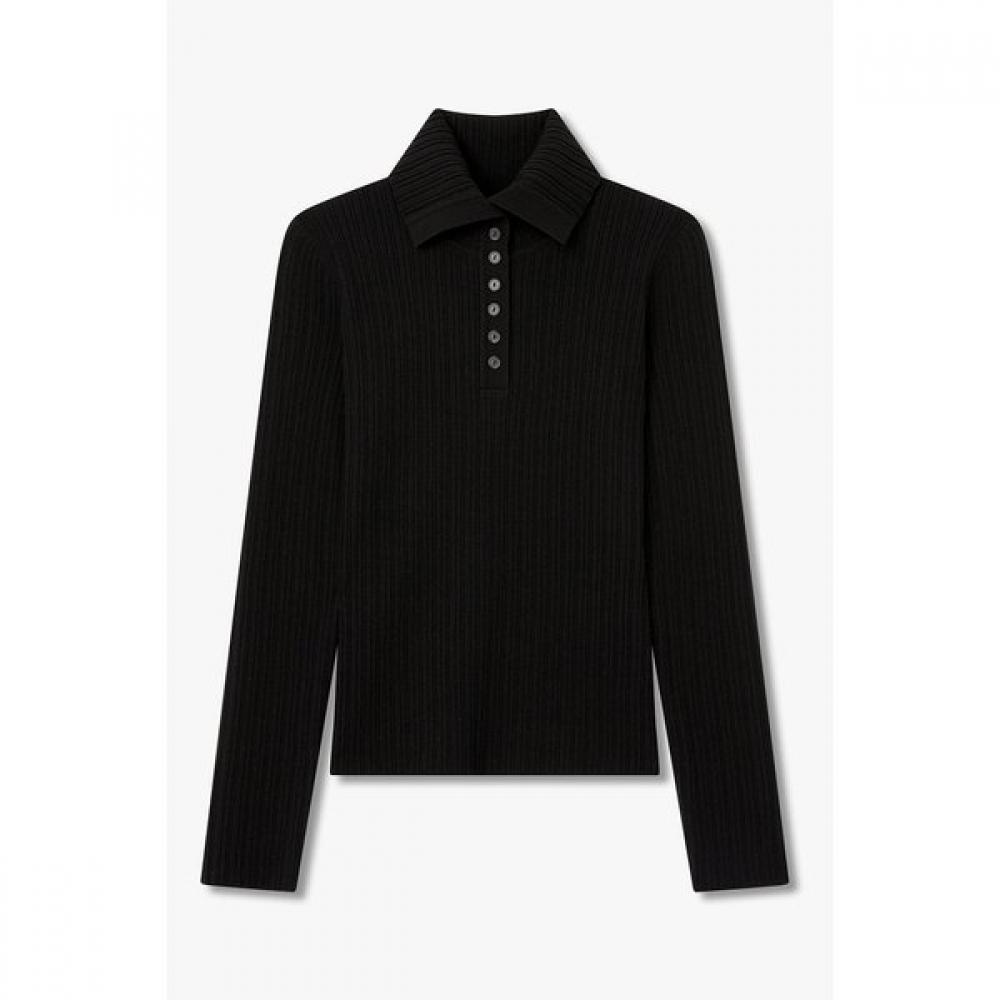 

Vov Wool Blend Core Collar Knit Pullover 7116150106 black (99)/FREE