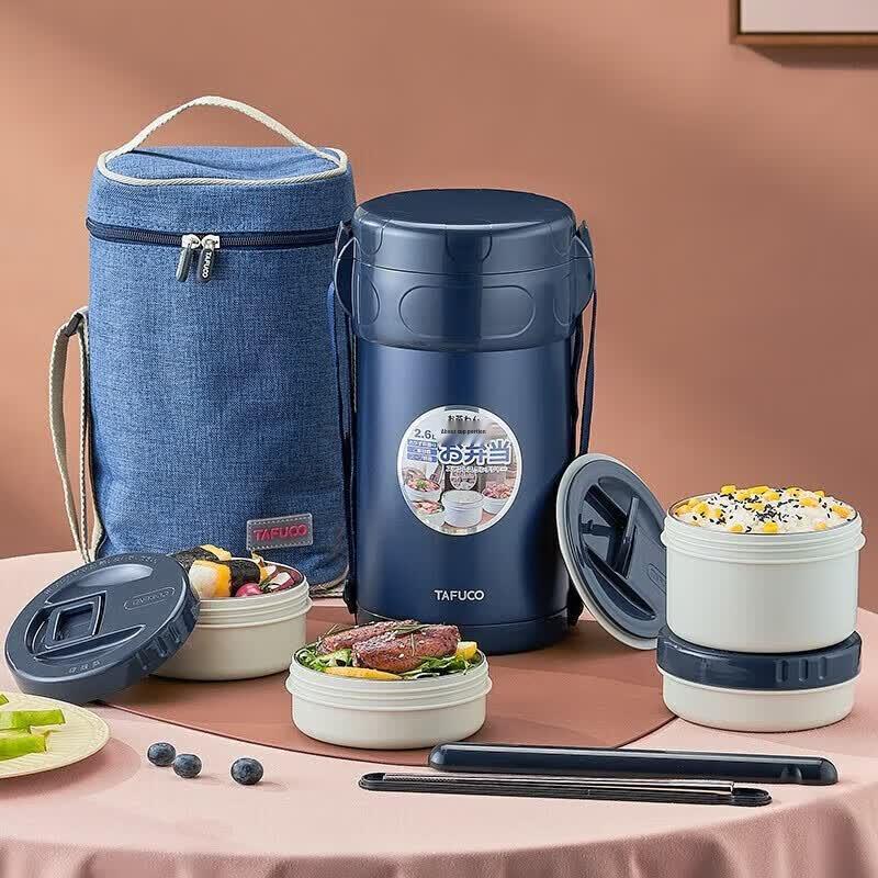 TAFUCO 304 Stainless Steel Insulated Multi-Layer Lunch Box