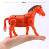 Funny Electric Horse Model Plastic horse-drawn vehicle  Children Early Learning Tool