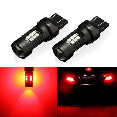 2pcs 1200Lm T20 7443 LED Bulbs 7440 W21/5W LED Car Lights Turn Signal Brake Light Parking Light Auto Fog Lamps Red Amber
