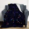 Pacman Maze Flannel Blanket Throw Blanket Soft Warm Sofa Bed Camping Home Decor Unique Christmas Gift C926229