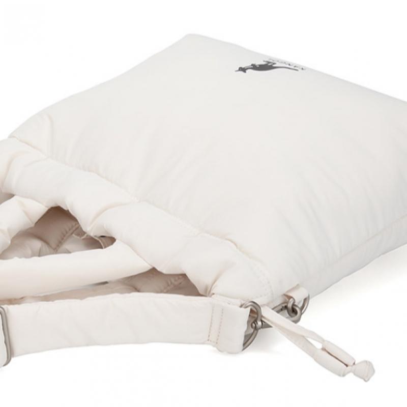 KangoL Wh Puffer Tote Bag L 3965 Ivory